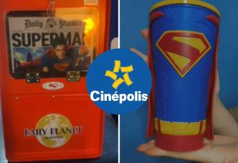 Vaso y palomera de “Superman” en Cinépolis ¿Cuándo salen a la venta y cuanto cuestan?