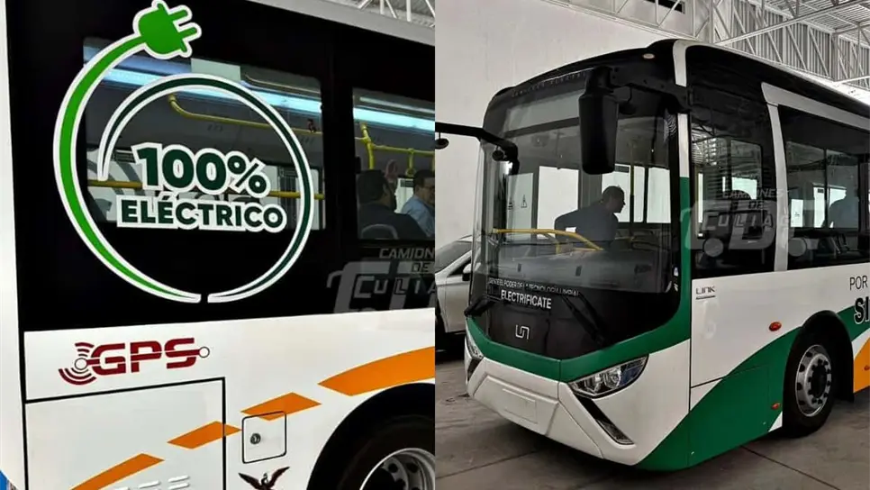 FOTO: Nuevo camión urbano eléctrico de Culiacán falló porque se quedó sin batería, aclaran transportistas