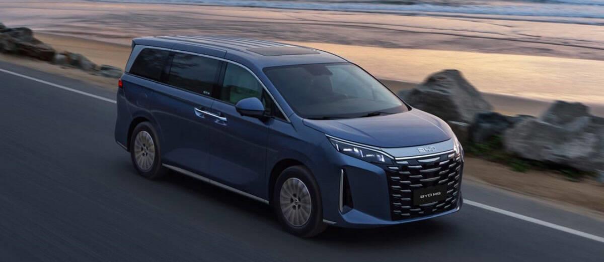 BYD M9 llega a Los Mochis: la minivan híbrida con hasta 945 km de autonomía y espacio para 7 pasajeros