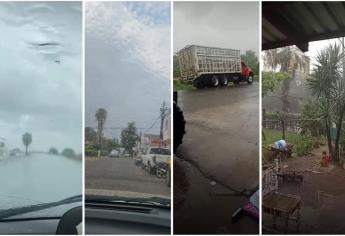 ¡No que no llovía en Los Mochis! Por fin caen las primeras lluvias en la ciudad cañera