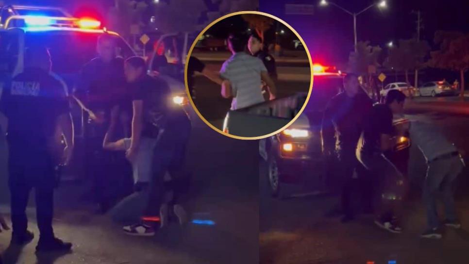 Sale a la luz otro video, conductor no podía ni detenerse de pie y golpea al policía de Ahome Sale a la luz otro video, conductor no podía ni detenerse de pie y golpea al policía de Ahome