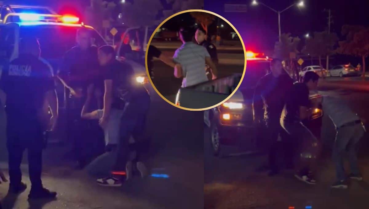 El hecho ocurrió la noche del domingo sobre el boulevard Centenario. FOTO: Luz Noticias.