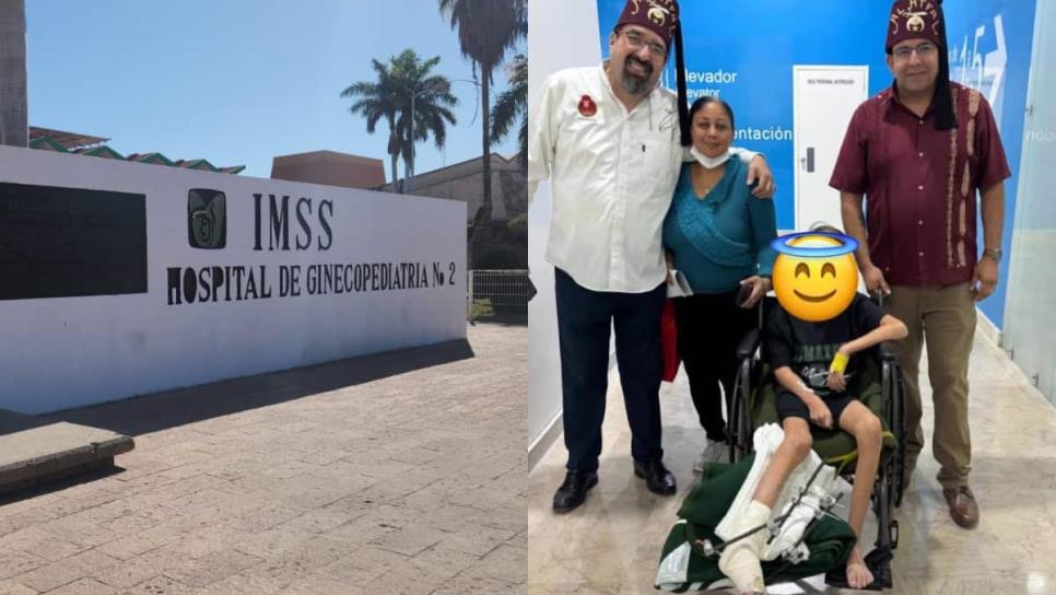 Shriners traslada a niño de El Fuerte a CDMX para salvarle la pierna tras accidente Shriners traslada a niño de El Fuerte a CDMX para salvarle la pierna tras accidente