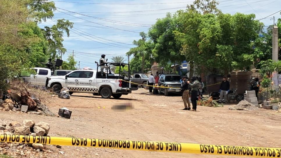 A balazos ejecutan a 2 personas en la colonia Esthela Ortiz de Toledo en Culiacán