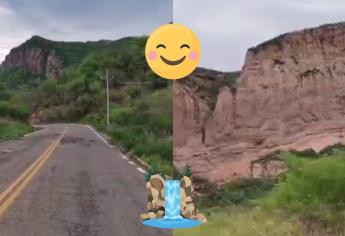 Renace cascada de El Reparo en Choix, todo un espectáculo en la sierra de Sinaloa