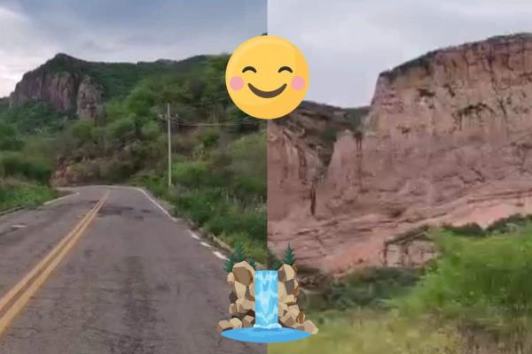 Renace cascada de El Reparo en Choix, todo un espectáculo en la sierra de Sinaloa