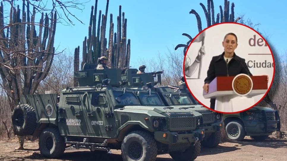 Claudia Sheinbaum anuncia refuerzos en la estrategia de seguridad en Sinaloa Claudia Sheinbaum anuncia refuerzos en la estrategia de seguridad en Sinaloa