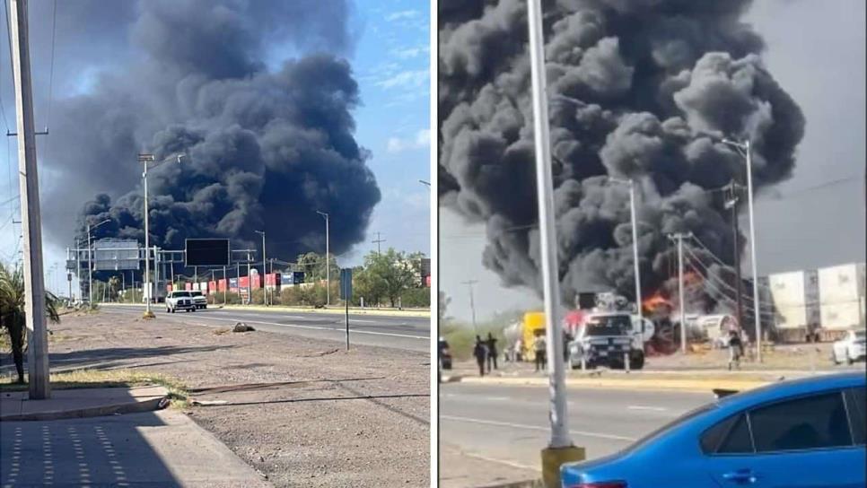 Trenazo en Ciudad Obregón; pipa con combustible choca contra el ferrocarril | VIDEO Trenazo en Ciudad Obregón; pipa con combustible choca contra el ferrocarril | VIDEO