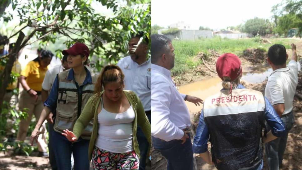 Estrella Palacios supervisa zonas bajas por lluvias en Mazatlán de este jueves Estrella Palacios supervisa zonas bajas por lluvias en Mazatlán de este jueves