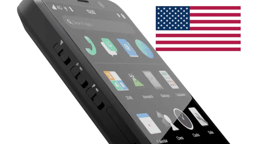 Así es el celular hecho en Estados Unidos que busca competir con las grandes marcas asiáticas