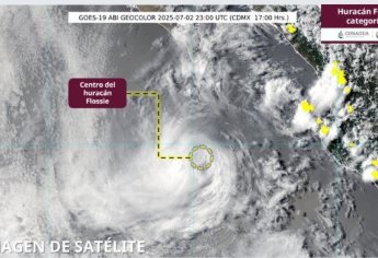Flossie dejará lluvias muy fuertes en Sinaloa