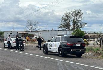 Arrojan cuerpo sobre la autopista Benito Juárez en la zona de San Blas, Navolato