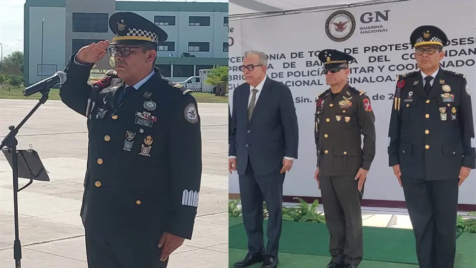 FOTO: Francisco Alvarado Terán es el nuevo coordinador de la Guardia Nacional en Sinaloa