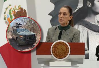 “Estamos haciendo un trabajo especial para proteger a los sinaloenses de la violencia”: Claudia Sheinbaum