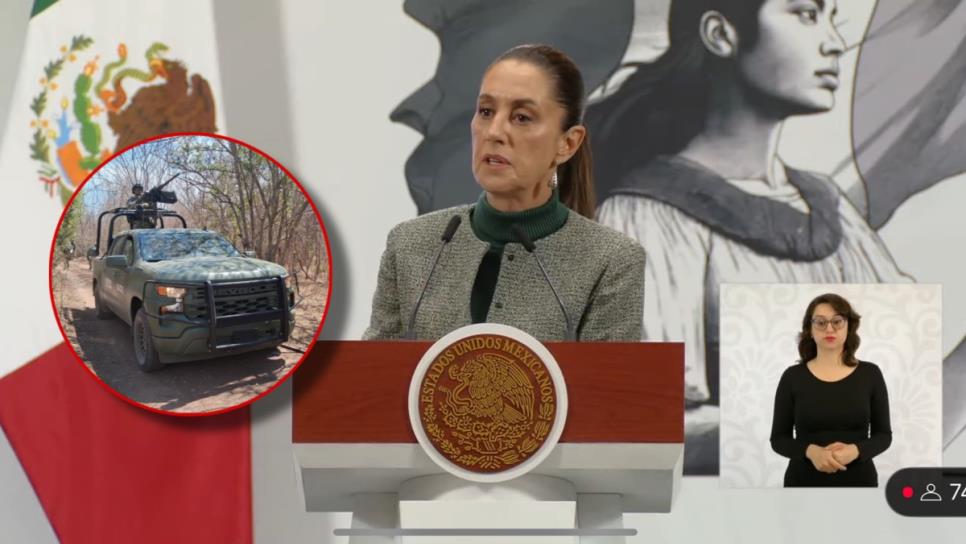 "Estamos haciendo un trabajo especial para proteger a los sinaloenses de la violencia": Claudia Sheinbaum "Estamos haciendo un trabajo especial para proteger a los sinaloenses de la violencia": Claudia Sheinbaum