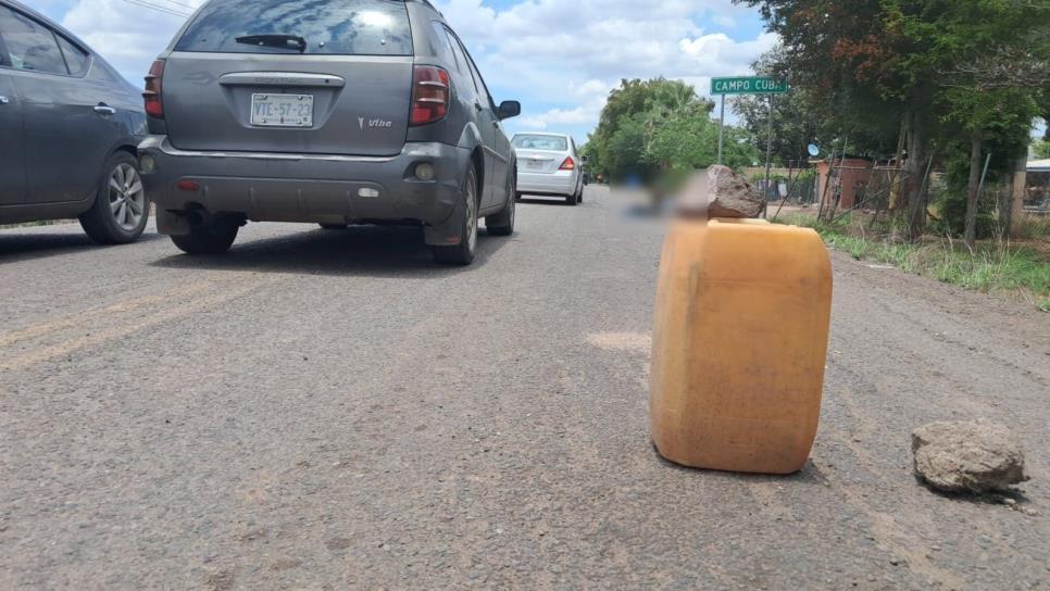 Hallan hielera con restos humanos afuera de un kínder en el Campo Cuba, Culiacán Hallan hielera con restos humanos afuera de un kínder en el Campo Cuba, Culiacán