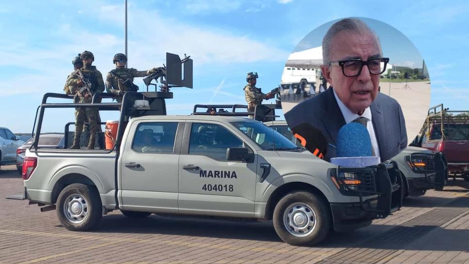 Llegan 400 elementos de la Marina a reforzar la seguridad en Sinaloa Llegan 400 elementos de la Marina a reforzar la seguridad en Sinaloa