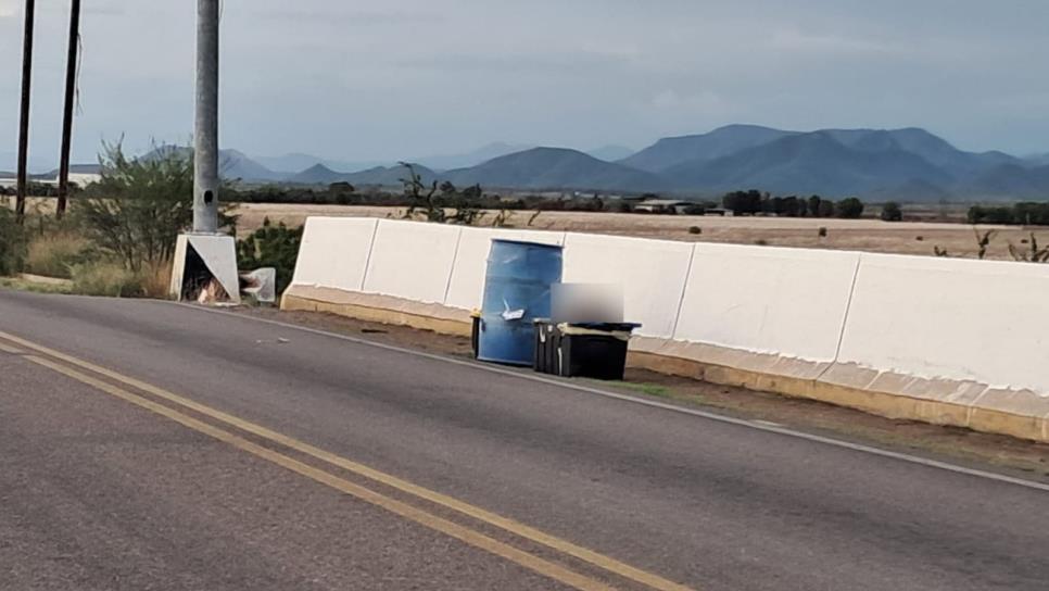 Dejan a tres decapitados en el puente de San Blas, Navolato Dejan a tres decapitados en el puente de San Blas, Navolato