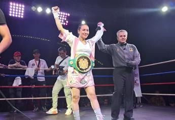 Karen Rubio noquea y es campeona del Cinturón Julio César Chávez del CMB
