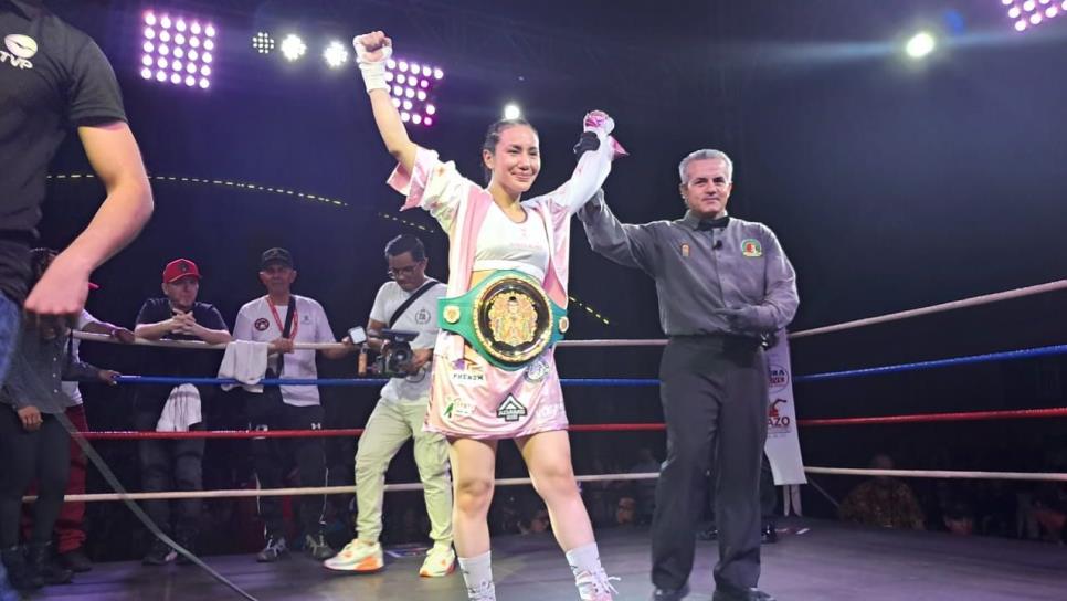 Karen Rubio noquea y es campeona del Cinturón Julio César Chávez del CMB Karen Rubio noquea y es campeona del Cinturón Julio César Chávez del CMB