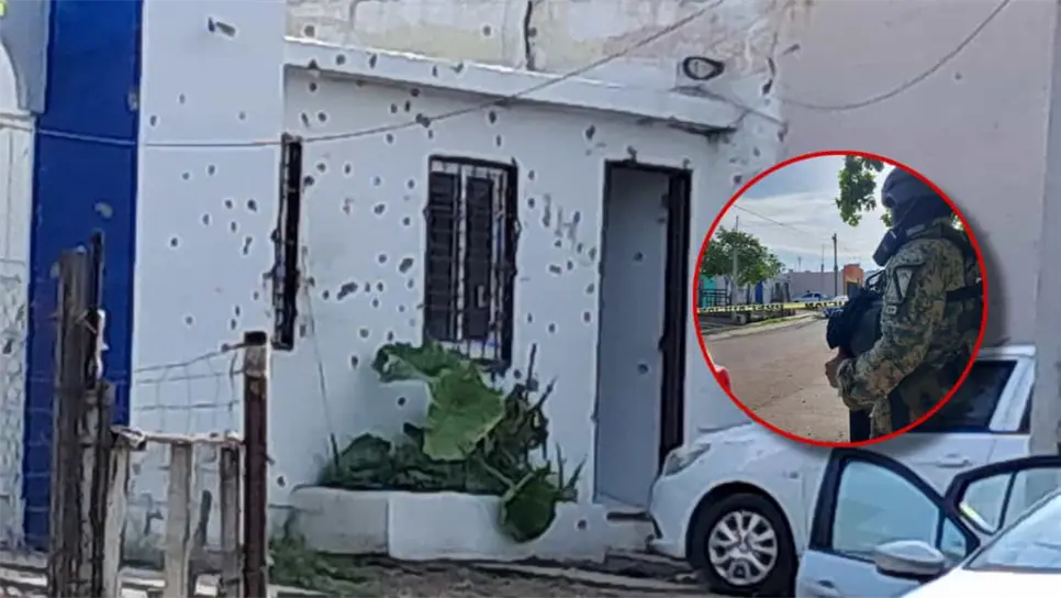 Atacan a balazos una casa en la Nakayama, Culiacán; Una mujer resulta herida