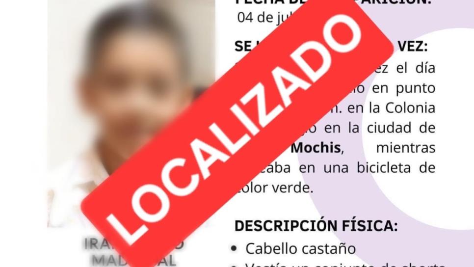 Localizan a Mateo, el niño de 8 años extraviado en Los Mochis Localizan a Mateo, el niño de 8 años extraviado en Los Mochis