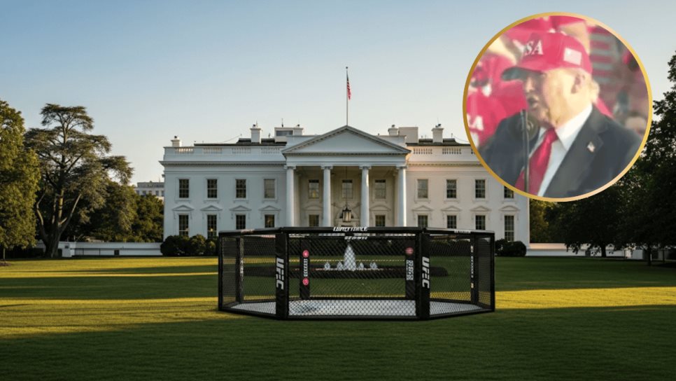 Donald Trump anuncia combate de la UFC en la Casa Blanca Donald Trump anuncia combate de la UFC en la Casa Blanca