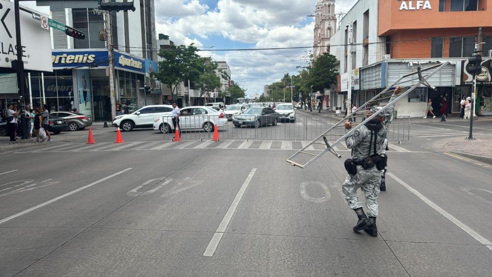 Cierran las principales calles del Centro de Culiacán este domingo Cierran las principales calles del Centro de Culiacán este domingo