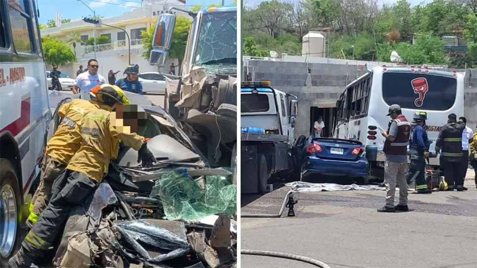 Los agentes de tránsito se hicieron cargo del peritaje para deslindar responsabilidades