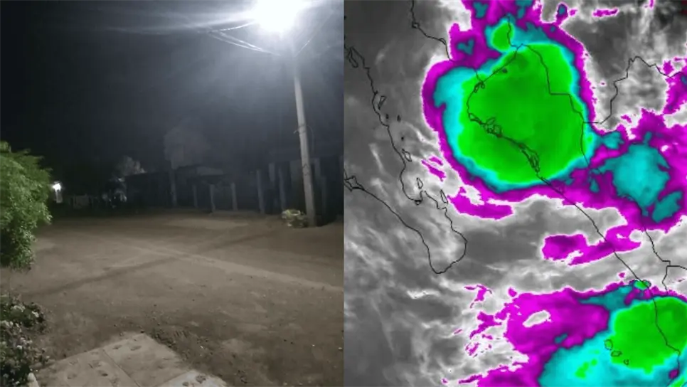 FOTO: Lluvias en el norte de Sinaloa.