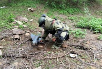 Ejército Mexicano asegura 31 artefactos explosivos en Culiacán