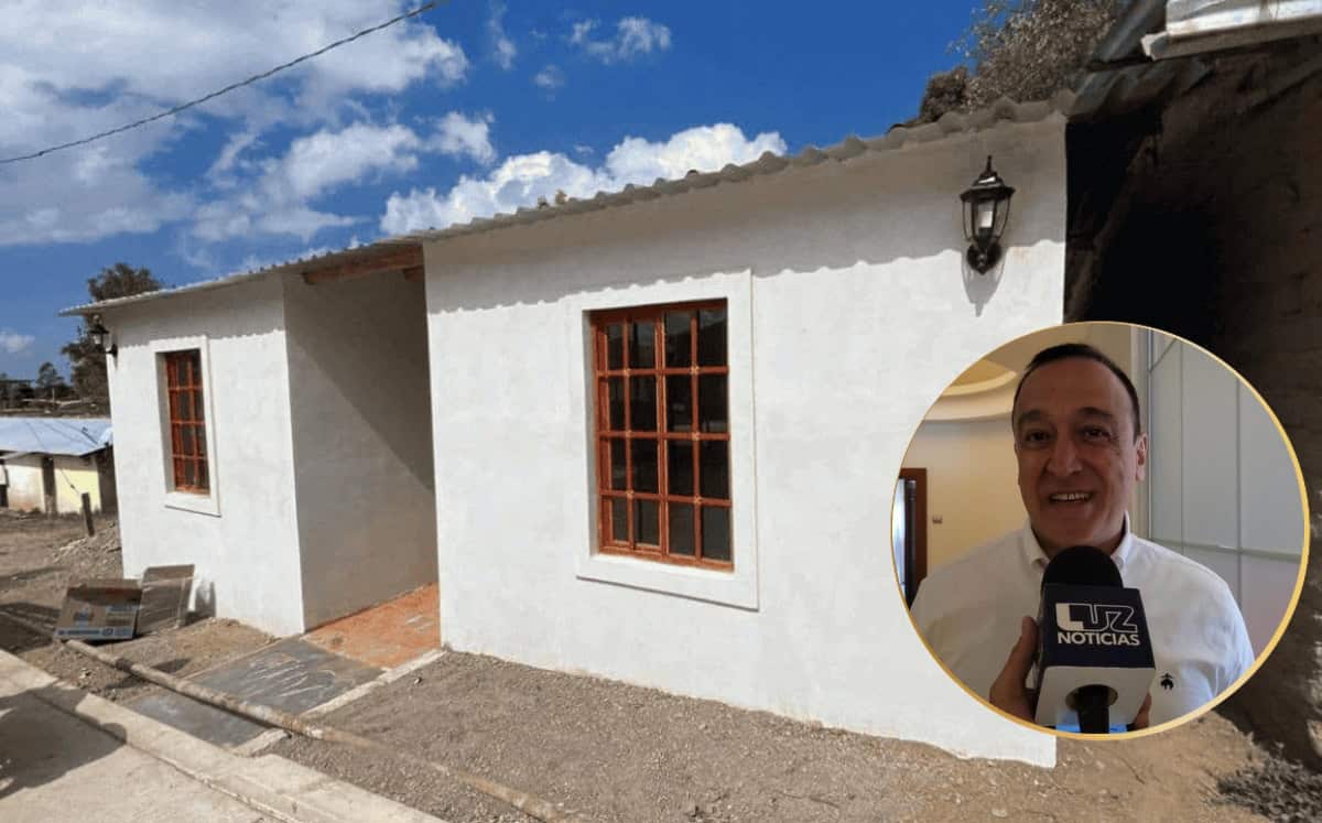 FOTO: Antonio Menéndez solicita aljibes en viviendas del Bienestar, para evitar problemas de agua potable