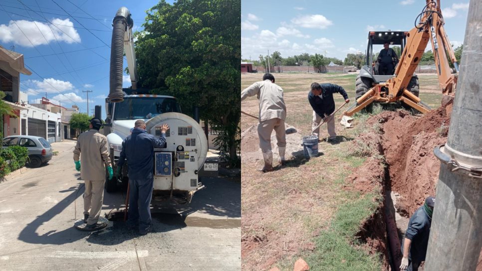 Tras lluvias, Ayuntamiento refuerza sistema de drenaje en Ahome Tras lluvias, Ayuntamiento refuerza sistema de drenaje en Ahome