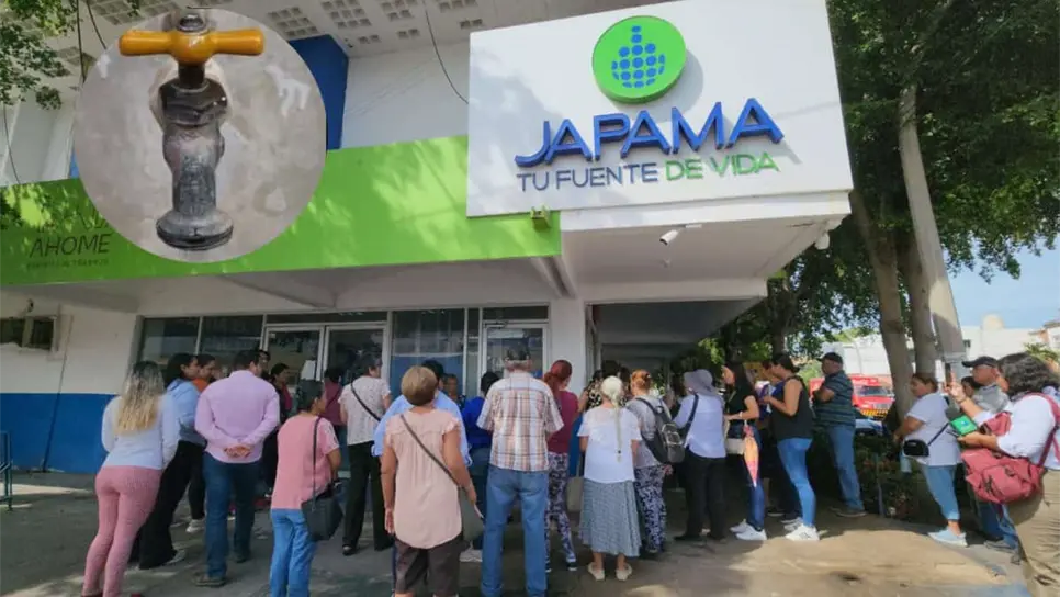 FOTO: Vecinos de Los Mochis exigen agua tras 15 días sin servicio: “Nos siguen cobrando”