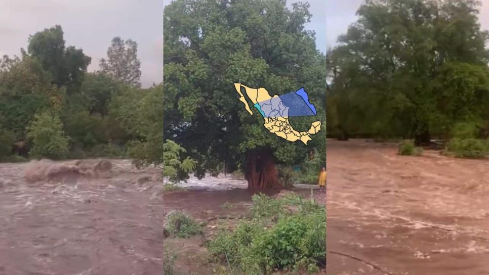 Lluvias le dan vida a El Tapo y renace el río Petatlán en Sinaloa de Leyva | VIDEO Lluvias le dan vida a El Tapo y renace el río Petatlán en Sinaloa de Leyva | VIDEO