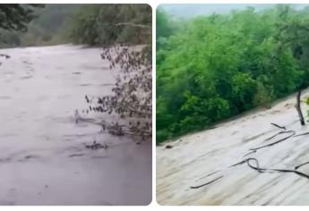 Ríos El Quelite, San Lorenzo y El Sabinal aumentan su caudal tras lluvias de este lunes al sur de Sinaloa