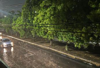 Se registran lluvias en distintos sectores de Culiacán este lunes, 7 de julio