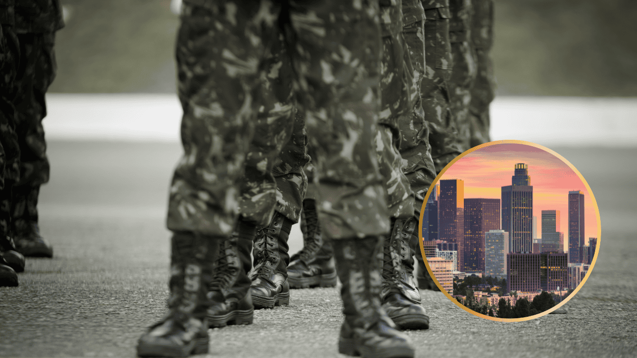 Como si fuera una operación militar, despliegan operativo contra migrantes en Los Ángeles
