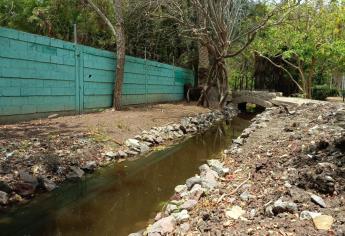 Parque Sinaloa en Los Mochis vuelve a llenarse de agua tras lluvias | VIDEO