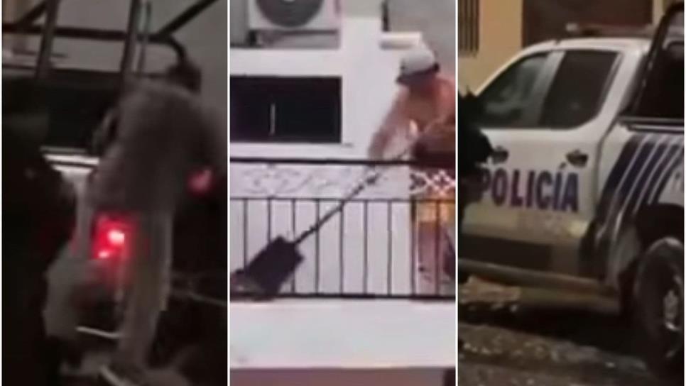 Así fue detenido el agresor de un perrito en Mazatlán, lo escoltan policías a la patrulla | VIDEO Así fue detenido el agresor de un perrito en Mazatlán, lo escoltan policías a la patrulla | VIDEO