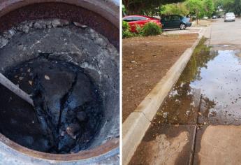 Aguas negras regresan a casas de la 12 de Octubre y vecinos exigen solución a JAPAMA