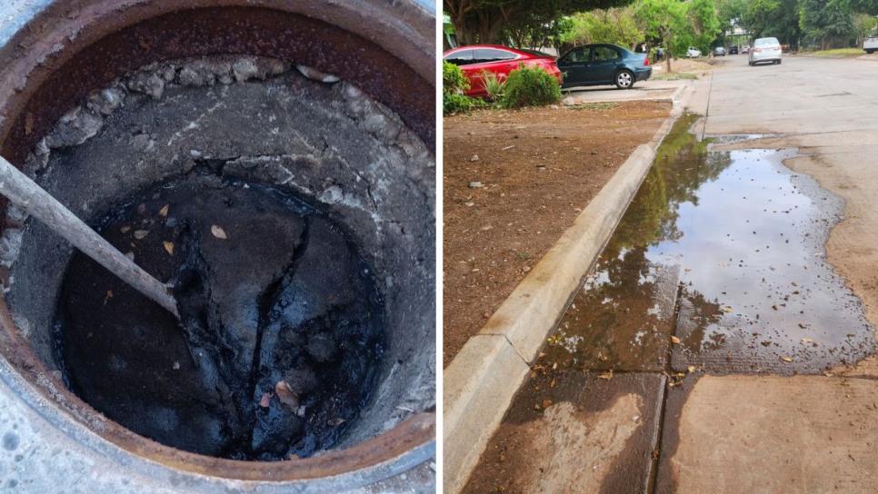 Aguas negras regresan a casas de la 12 de Octubre y vecinos exigen solución a JAPAMA Aguas negras regresan a casas de la 12 de Octubre y vecinos exigen solución a JAPAMA