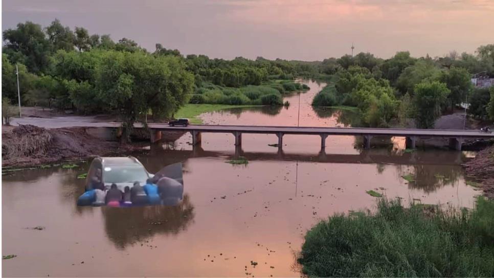 Estas colonias de Guasave corren riesgo de inundarse ante una crecida del río Sinaloa en tiempos de lluvias Estas colonias de Guasave corren riesgo de inundarse ante una crecida del río Sinaloa en tiempos de lluvias