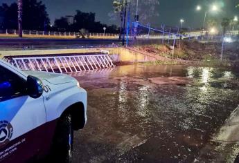 Se registra intensa lluvia en distintos sectores de Culiacán