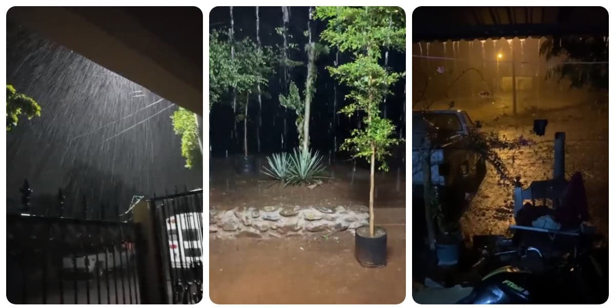 Las lluvias se presentaron en distintas zonas del estado. (FOTO: Cortesía).