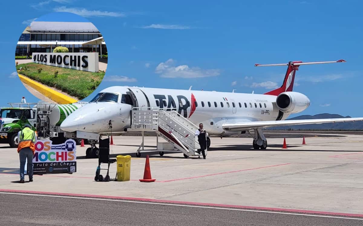 FOTO: Los Mochis ya vuela a La Paz y Chihuahua: inauguran nuevas rutas aéreas de TAR