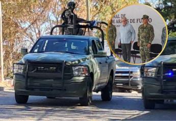 Rocha Moya destaca llegada de mandos militares a dependencias de seguridad en Sinaloa