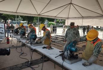 Militares destruyen mil armas decomisadas en el estado de Sinaloa