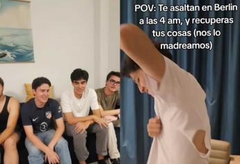 Mexicanos sufren asalto en Berlín, pero sometieron a los ladrones y recuperaron sus pertenencias 