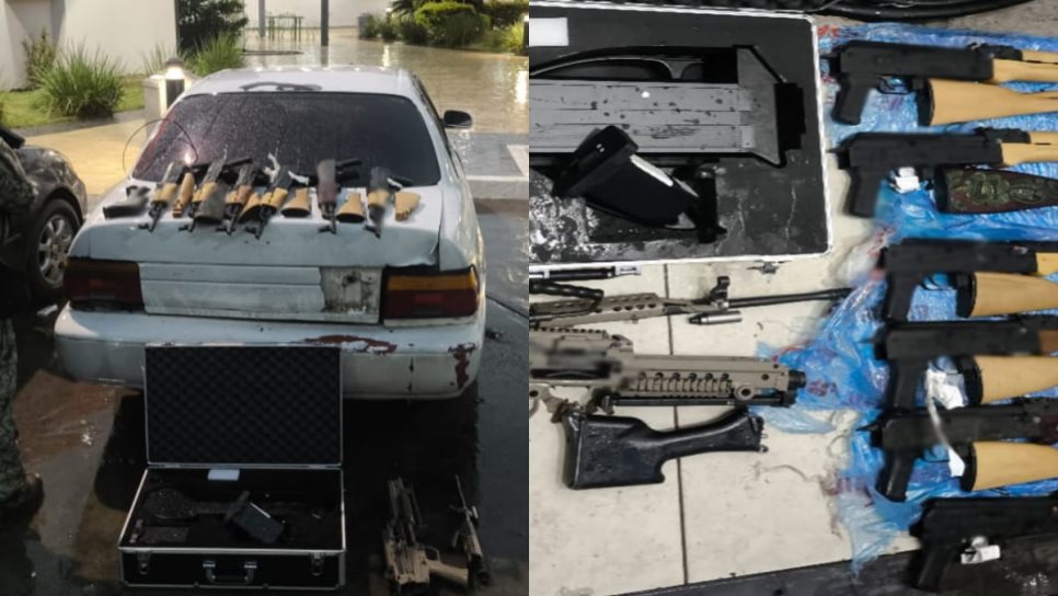Aseguran un inhibidor de drones oculto en un vehículo abandonado en Culiacán Aseguran un inhibidor de drones oculto en un vehículo abandonado en Culiacán